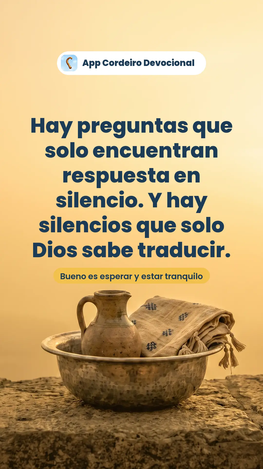 Hay preguntas que solo encuentran respuesta en silencio. Y hay silencios que solo Dios sabe traducir.