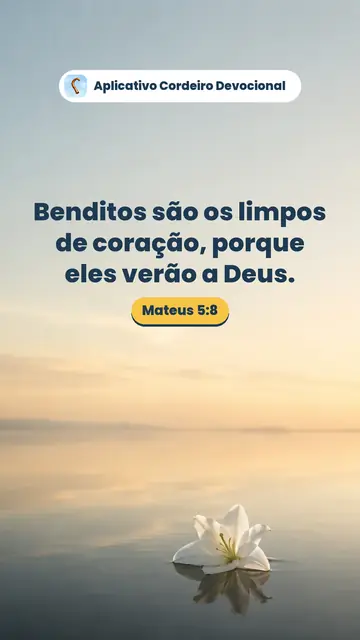 Imagens de versículos sobre pureza